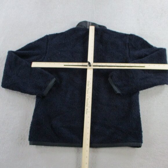 Canada Goose Kelowna Fleece Jacket Mens Medium Navy Blue Sherpa Pile NWOT Coat - Picture 10 of 13